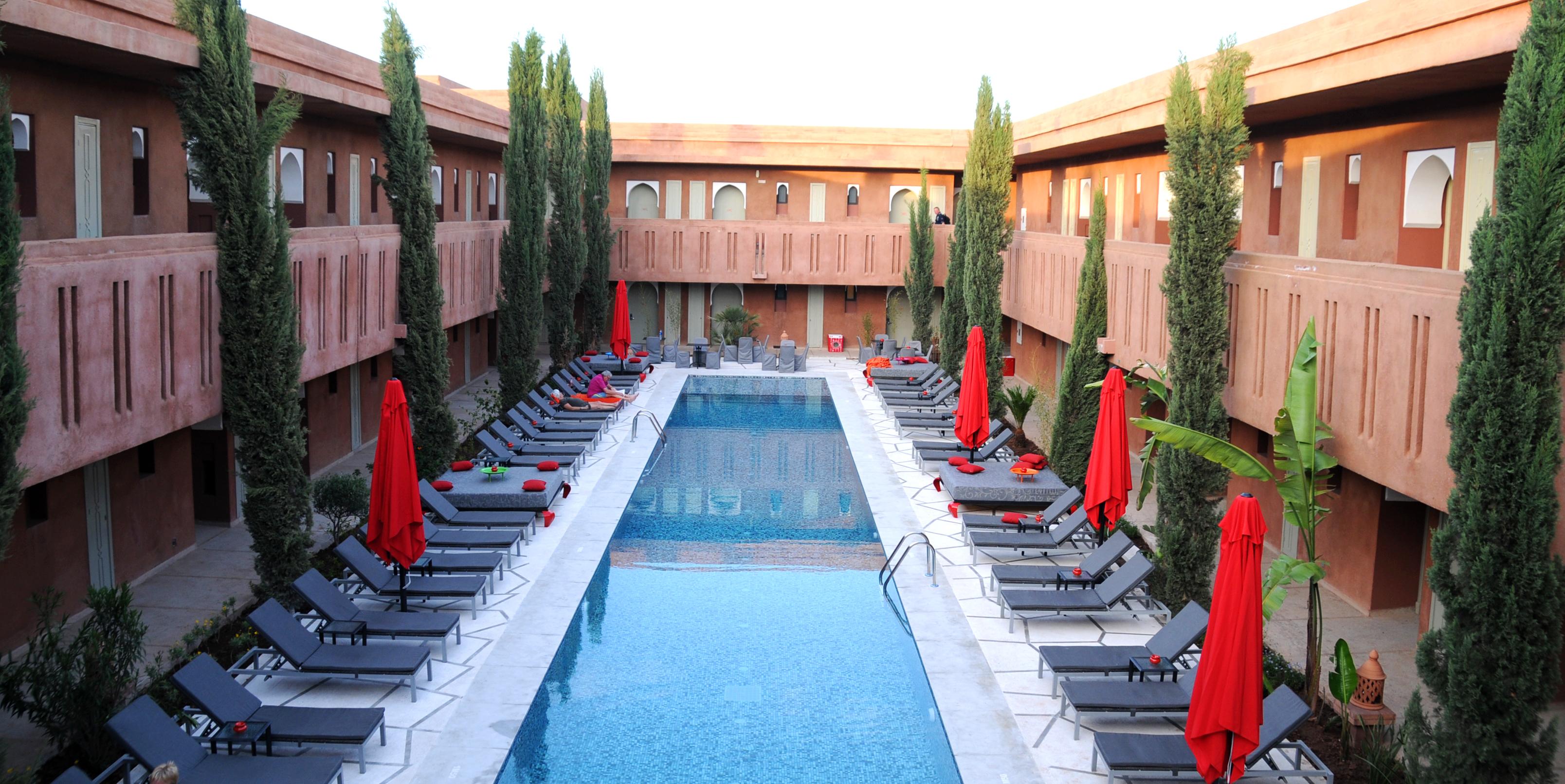 מלון Lahebichate Kenzi Club Agdal Medina מראה חיצוני תמונה The swimming pool at the hotel