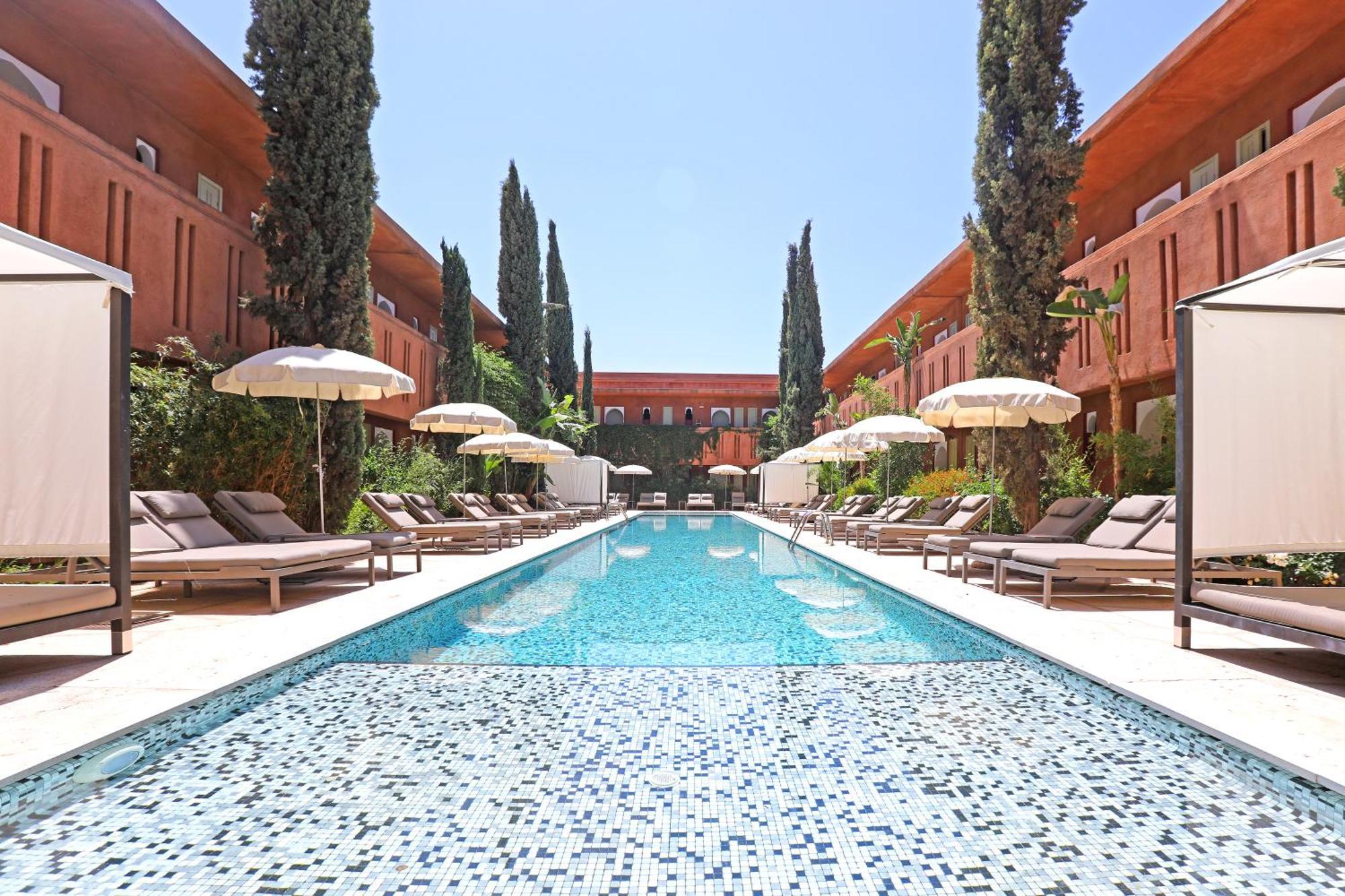 מלון Lahebichate Kenzi Club Agdal Medina מראה חיצוני תמונה The swimming pool at the hotel