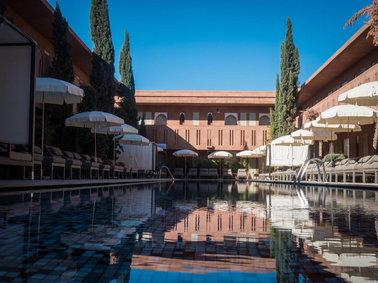 מלון Lahebichate Kenzi Club Agdal Medina מראה חיצוני תמונה The pool at the hotel